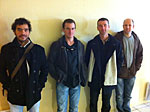 Samuel, Cédric, David, Sébastien, les nouveaux