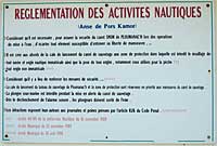 réglementation des activités nautiques